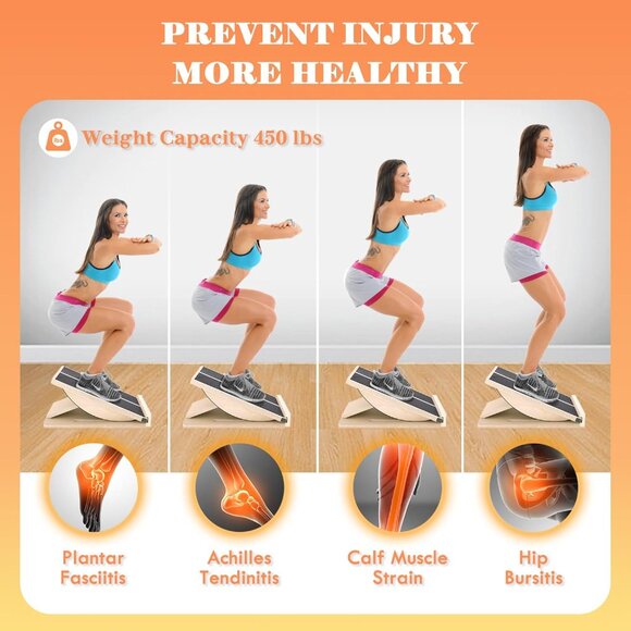 Adjustable Incline Board and Calf Stretcher, Slant Board(1 pack) - Picture 7 of 12